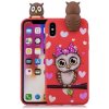 Pouzdro a kryt na mobilní telefon Apple Pouzdro Cute Owl 3D Apple iPhone 7 Plus/8 Plus