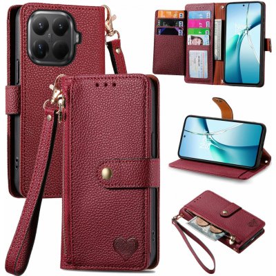 VSECHNONAMOBIL 146597 HEART Peněženkové pouzdro pro Xiaomi 17T Pro červené – Hledejceny.cz