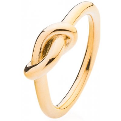 Franco Bene Pozlacený prsten s velkým uzlem 495 – Hledejceny.cz