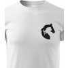 Dětské tričko dětské tričko Srdce kůň 2, bílá