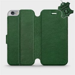 Pouzdro Mobiwear Luxusní flip Apple iPhone 6 / iPhone 6s kožené Zelené