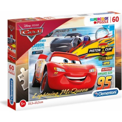 Clementoni Cars 3: Piston Cup 60 dílků – Zbozi.Blesk.cz