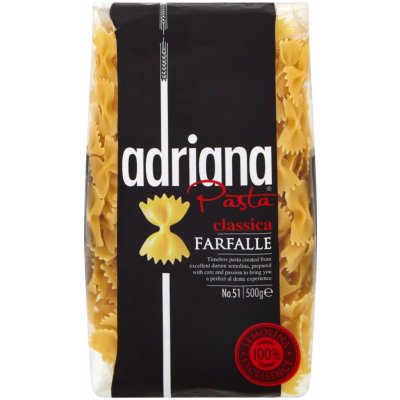 Adriana Pasta Farfalle těstoviny semolinové sušené 0,5 kg – Hledejceny.cz