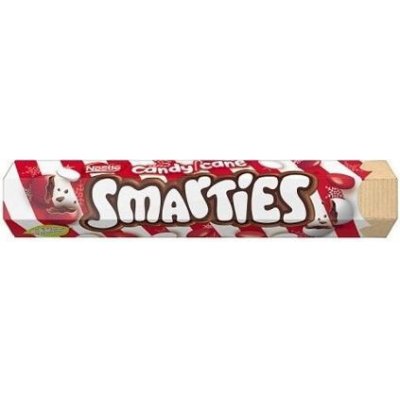 Nestlé Smarties čokoládové bonbonky v cukrové skořápce s příchutí vánočního lízátka 120 g – Zbozi.Blesk.cz