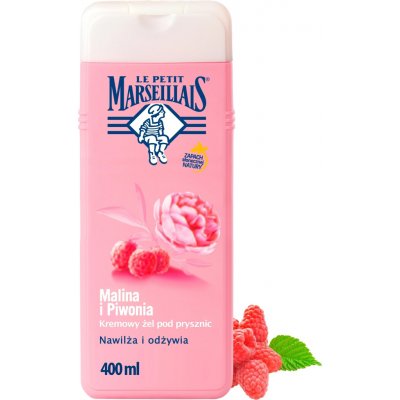 Le Petit Marseillais Raspberry&Peony krémový sprchový gel 400 ml – Hledejceny.cz