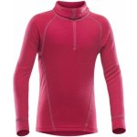 Devold dětský rolák Duo Active junior Zip Neck raspberry – Zboží Dáma