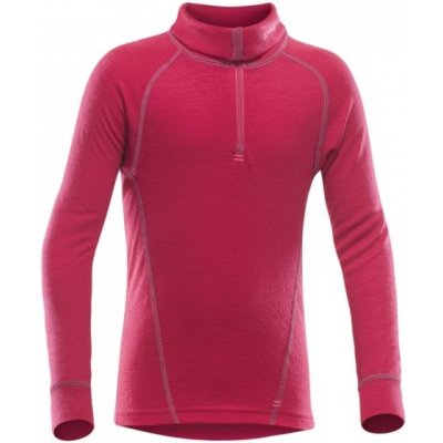 Devold dětský rolák Duo Active junior Zip Neck raspberry – Zboží Dáma