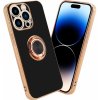 Pouzdro a kryt na mobilní telefon Apple Cadorabo Ochranné pouzdro pro Apple iPhone 14 PRO MAX Case v černé barvě Kryt pouzdra Ochranný kryt fotoaparátu Magnetický držák do auta