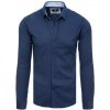 Pánská Košile Dstreet pánská elegantní košile tmavě modrá DX2327
