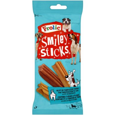 Frolic Smiley Sticks 7 ks / 175 g – Hledejceny.cz