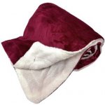 HOME ELEMENTS Deka s beránkem mikroflanel Červená 150x200 – Zboží Dáma