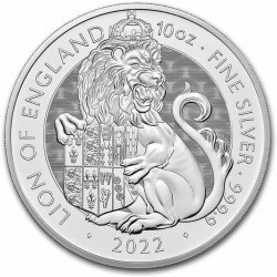 Royal Mint Stříbrná mince Lion of England Tudor Beasts 2022 10 oz