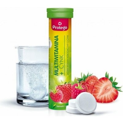 Protego Multivitamín + Zinek 20 šumivých tablet – Hledejceny.cz