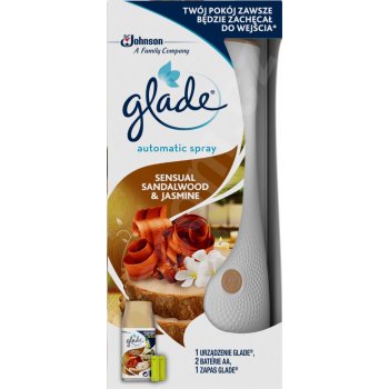 GLADE Automatic Spray Osvěžovač vzduchu Santalové dřevo & Jasmín strojek + náplň 269 ml