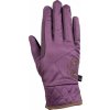 Jezdecká rukavice HKM Rukavice Arctic Bay zimní dámské dark violet