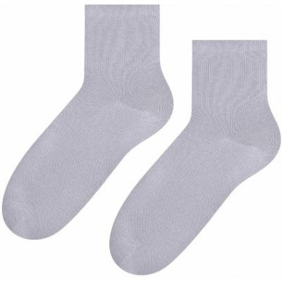 Steven 037 dámské ponožky nekompresní lem šedá světlá – Zboží Mobilmania