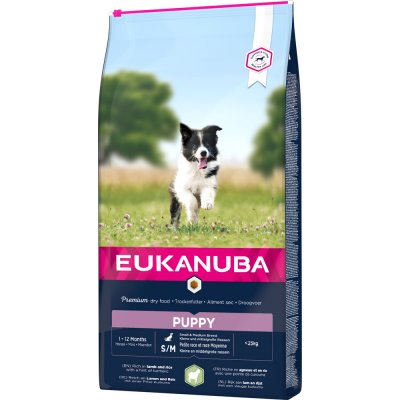 Eukanuba Puppy Small & Medium Lamb 12 kg – Hledejceny.cz