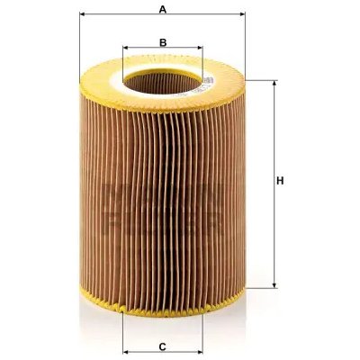 MANN FILTER Vzduchový filtr C 1381 – Hledejceny.cz