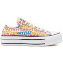 Converse boty Chuck Taylor All Star Double Stack Lift OX 570322 Egret/Amarillo/Bold Mandarin