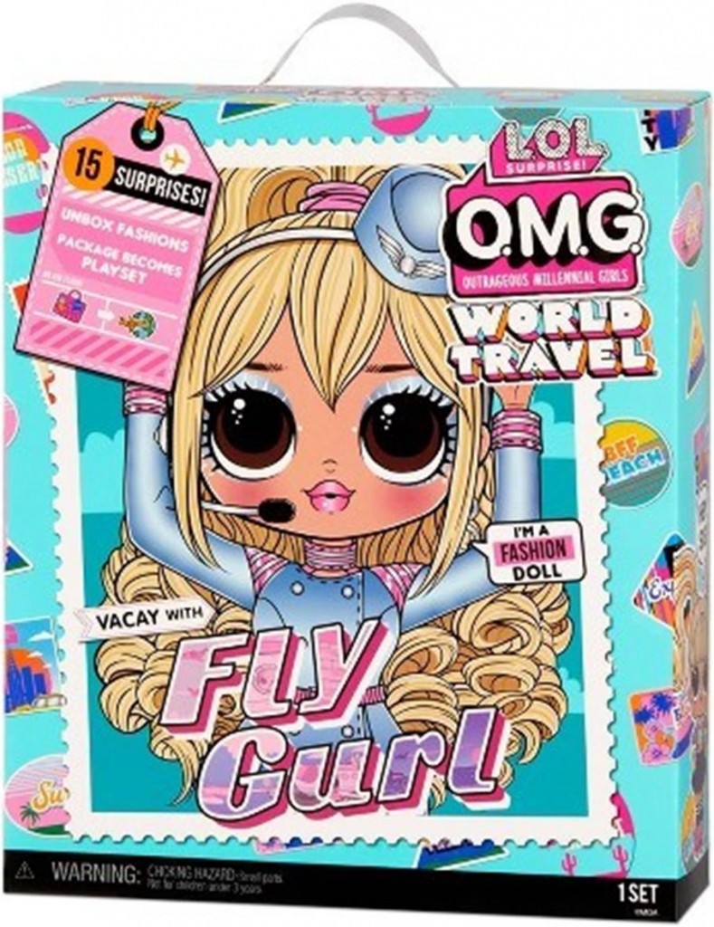 MGA LOL Surprise! OMG Cestovatelka Fly Gurl