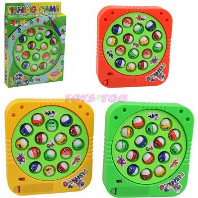Hra chytání rybiček dětský rybolov 18cm na baterie 15 rybiček 3 barvy – Hledejceny.cz