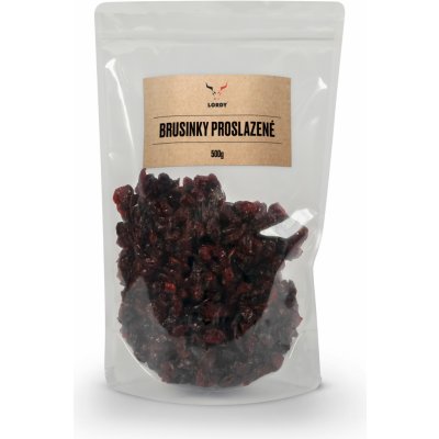 LORDYjerky BRUSINKY proslazené 500 g