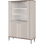 Nabytek Bogart Vesper 103 cm kašmír / ořech / černé nohy – Hledejceny.cz