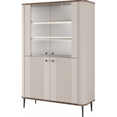 Nabytek Bogart Vesper 103 cm kašmír / ořech / černé nohy – Hledejceny.cz