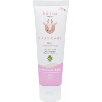 kii-baa organic Baby SUDO-CARE zinková mast s pro/prebiotiky 50 g