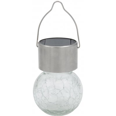 lampa solární KOULE pr.6cm, v.9cm, 1LED, závěsná, čirá; nerez/sklo/PH MAT797457 – Hledejceny.cz