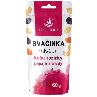 Allnature směs svačinka Mlsoun 60 g – Zbozi.Blesk.cz