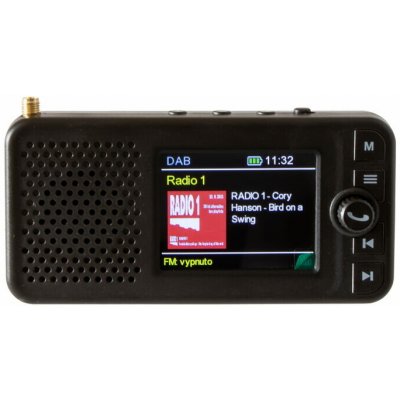 Multifunkční FM + DAB přijímač / Bluetooth HF + přehrávač / micro SD / FM modulátor / akum – Sleviste.cz