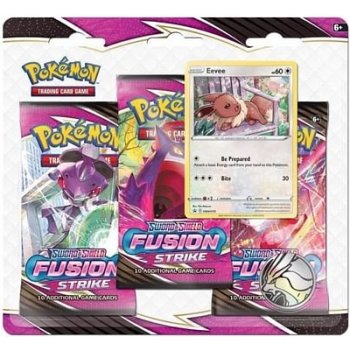 Pokémon TCG Fusion Strike 3 Pack Blister Booster Eevee