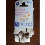 Novia dětské vzorované punčochové kalhoty smetanové – Sleviste.cz