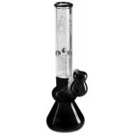 Black Leaf Skleněný ice bong s perkolátorem 31 cm Černá – Hledejceny.cz