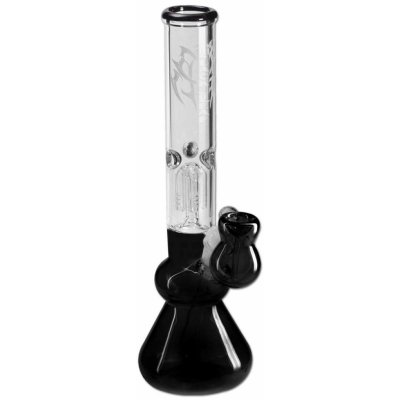 Black Leaf Skleněný ice bong s perkolátorem 31 cm Černá – Hledejceny.cz