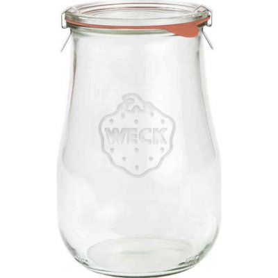 Via Delicia Sklenice Weck tulipán střední 100 mm 1750ml – Zboží Mobilmania