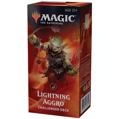 Lightning Aggro Challenger deck 2019 Magic the Gathering od 499 Kč -  