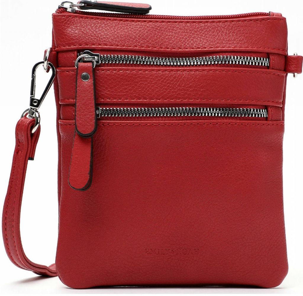 Emily & Noah dámská crossbody kabelka Amy červená