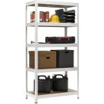 Trestles Regál RH 1800 x 900 x 500 5 polic bílá RH50-5 BILA – Sleviste.cz