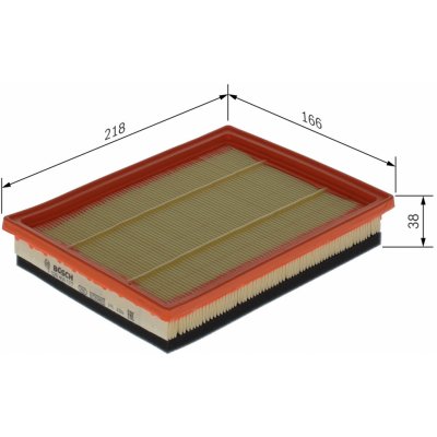 Vzduchový filtr BOSCH F 026 400 177 (F026400177) – Hledejceny.cz