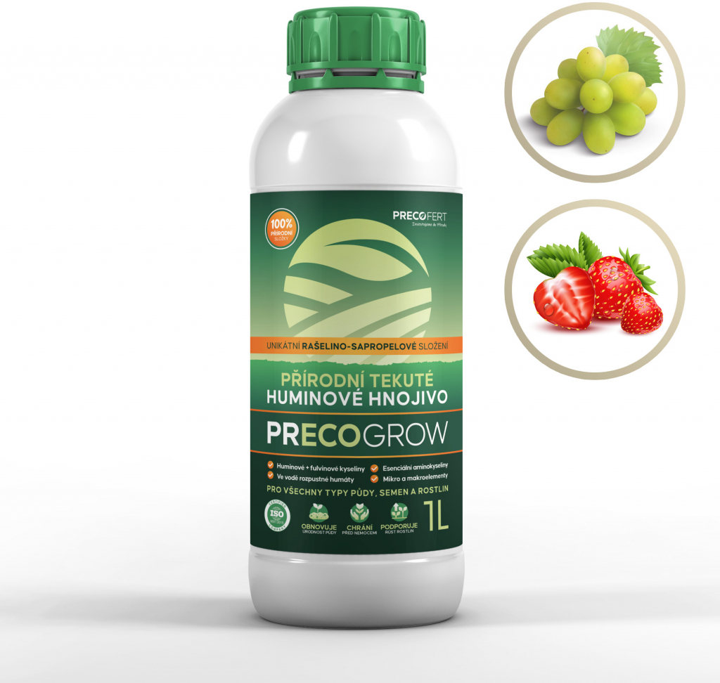 PRECOFERT Organické hnojivo pro Vinnou révu a Jahody PRECOGROW 1 L