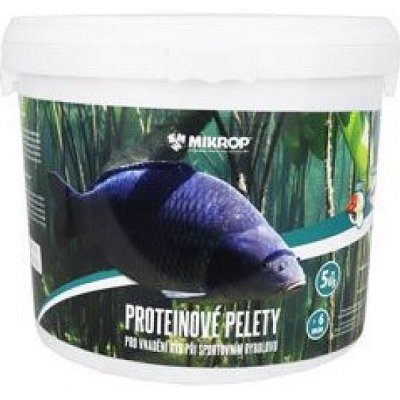 Mikrop Proteinové pelety pro kapry granule 5kg 4mm Oliheň – Zboží Mobilmania