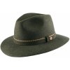 Klobouk Cestovní nemačkavý voděodolný zelený klobouk Mayser Gustav Mayser