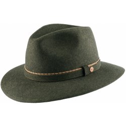 Cestovní nemačkavý voděodolný zelený klobouk Mayser Gustav Mayser