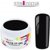 UV gel Inginails barevný UV gel black 5g