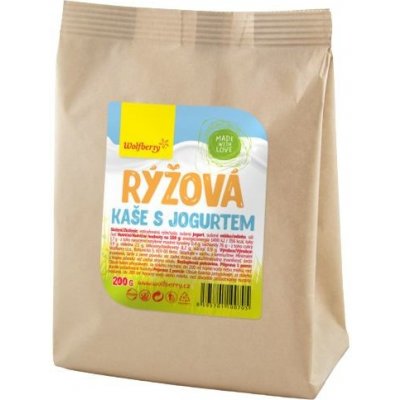 Wolfberry Rýžová kaše s jogurtem 200 g – Zboží Dáma