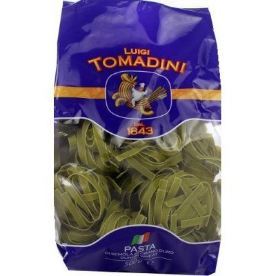 Tomadini semolinové těstoviny špenátové Tagliatelle 0,5 kg