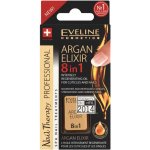 Eveline Cosmetics Nail Therapy regenerační elixír na nehty a nehtovou kůžičku Argan Elixir 8 in 1 12 ml – Zboží Dáma