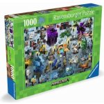 RAVENSBURGER Challenge: Minecraft 1000 dílků – Sleviste.cz